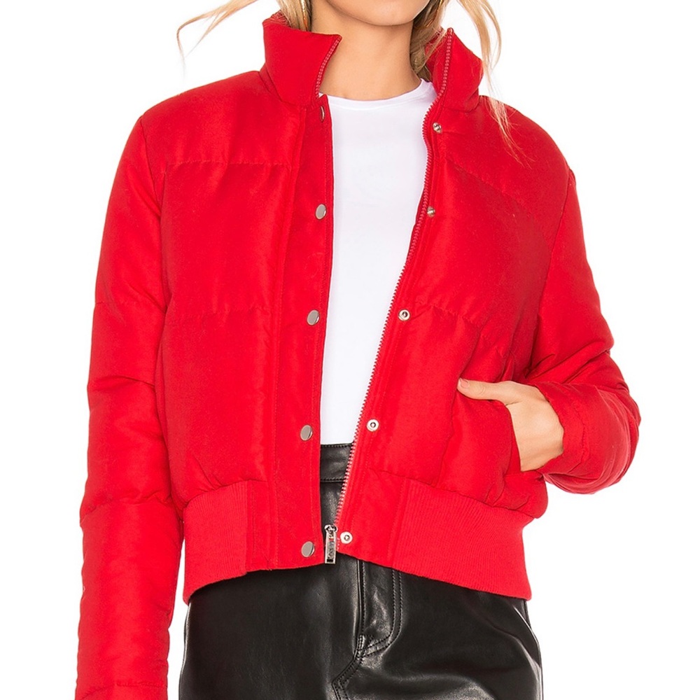 Maribel Puffer Jacket in Red Superdown XS